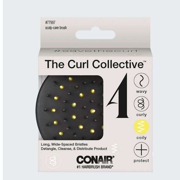 Conair The Curl Collective #4 Scalp Care Brush - Picture 3 of 7